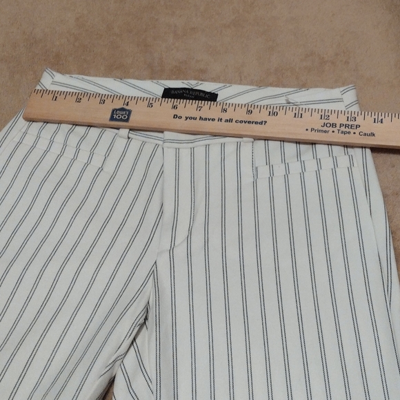 BANANA REPUBLIC denim pants with-black stripes, Size 0p - Picture 12 of 12